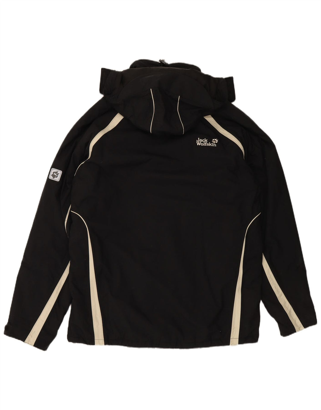 Ανδρικό τζάκετ με κουκούλα JACK WOLFSKIN UK 44 XL Black Colourblock