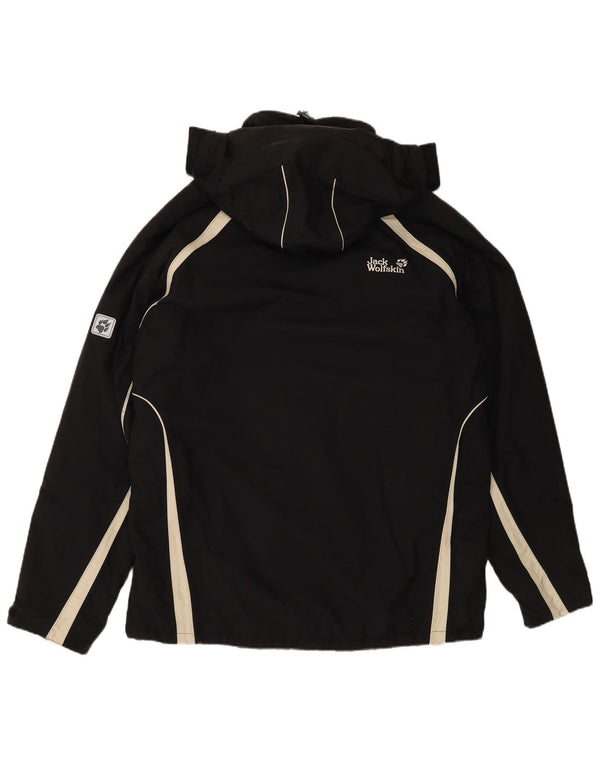 Ανδρικό τζάκετ με κουκούλα JACK WOLFSKIN UK 44 XL Black Colourblock