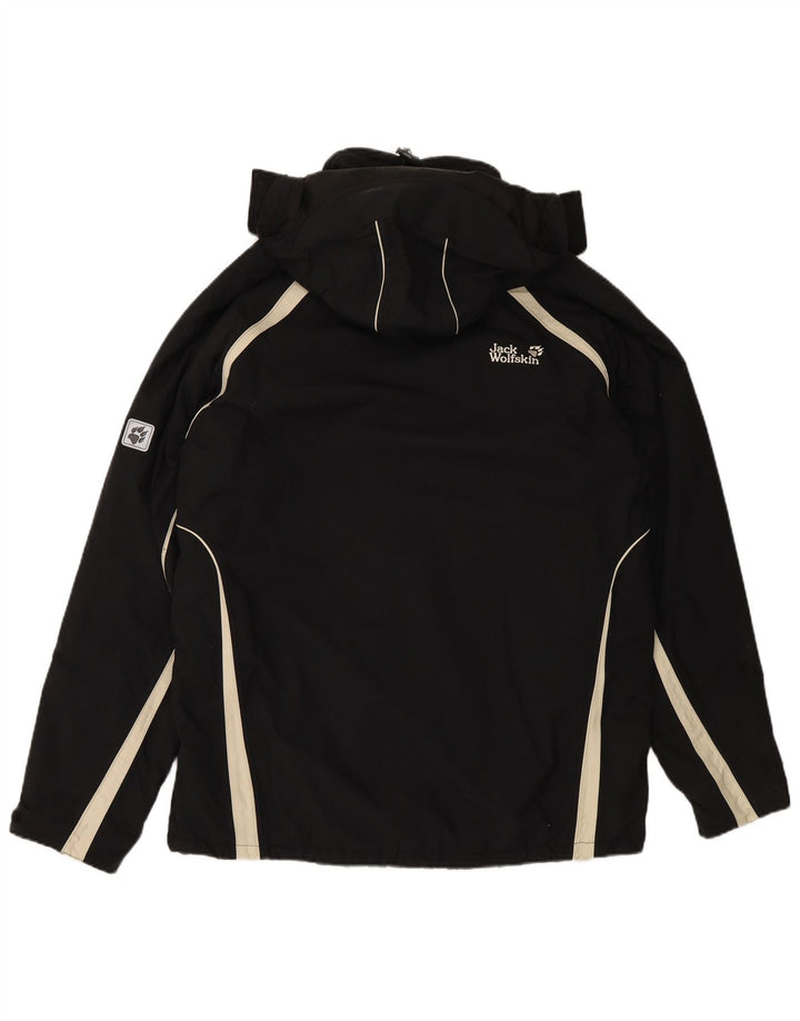 Ανδρικό τζάκετ με κουκούλα JACK WOLFSKIN UK 44 XL Black Colourblock