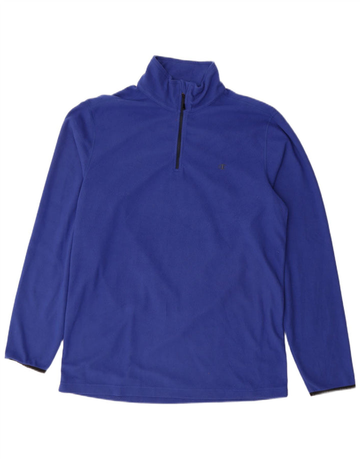 Champion Ανδρικό φερμουάρ Fleece Jumper 2XL Blue Polyester