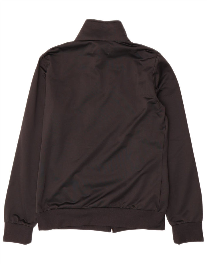 KAPPA Womens Tracksuit Top Jacket UK 12 Medium Black Polyester