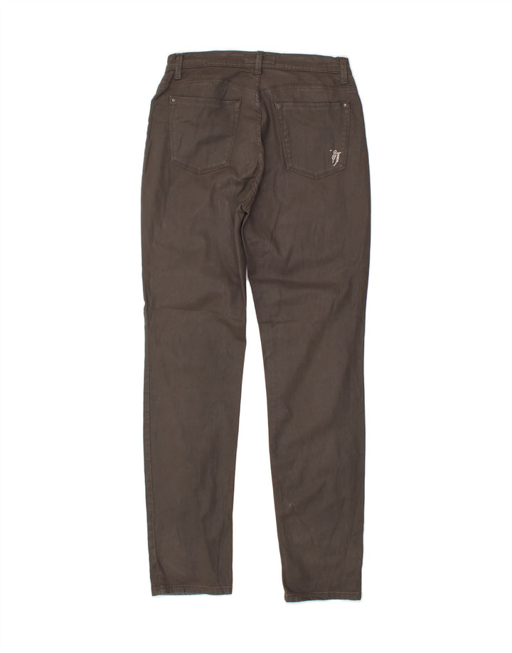 TRUSSARDI Womens Slim Casual Trousers W31 L31  Grey Vintage Trussardi and Second-Hand Trussardi from Messina Hembry 