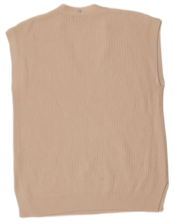 Marks & Spencer Ανδρικό γιλέκο Tank Top Μεσαίο μπεζ βαμβακερό