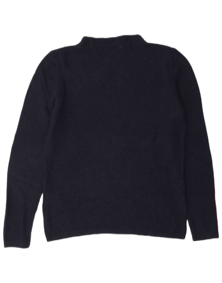S.Oliver Γυναικείο πουλόβερ με λαιμό χελώνα EU 40 Medium Navy Blue Viscose