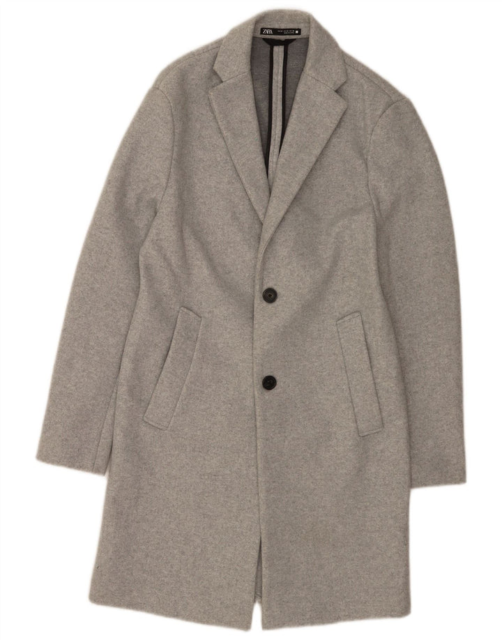 Ανδρικό πανωφόρι Zara UK 34 XS με γκρι πολυεστέρα