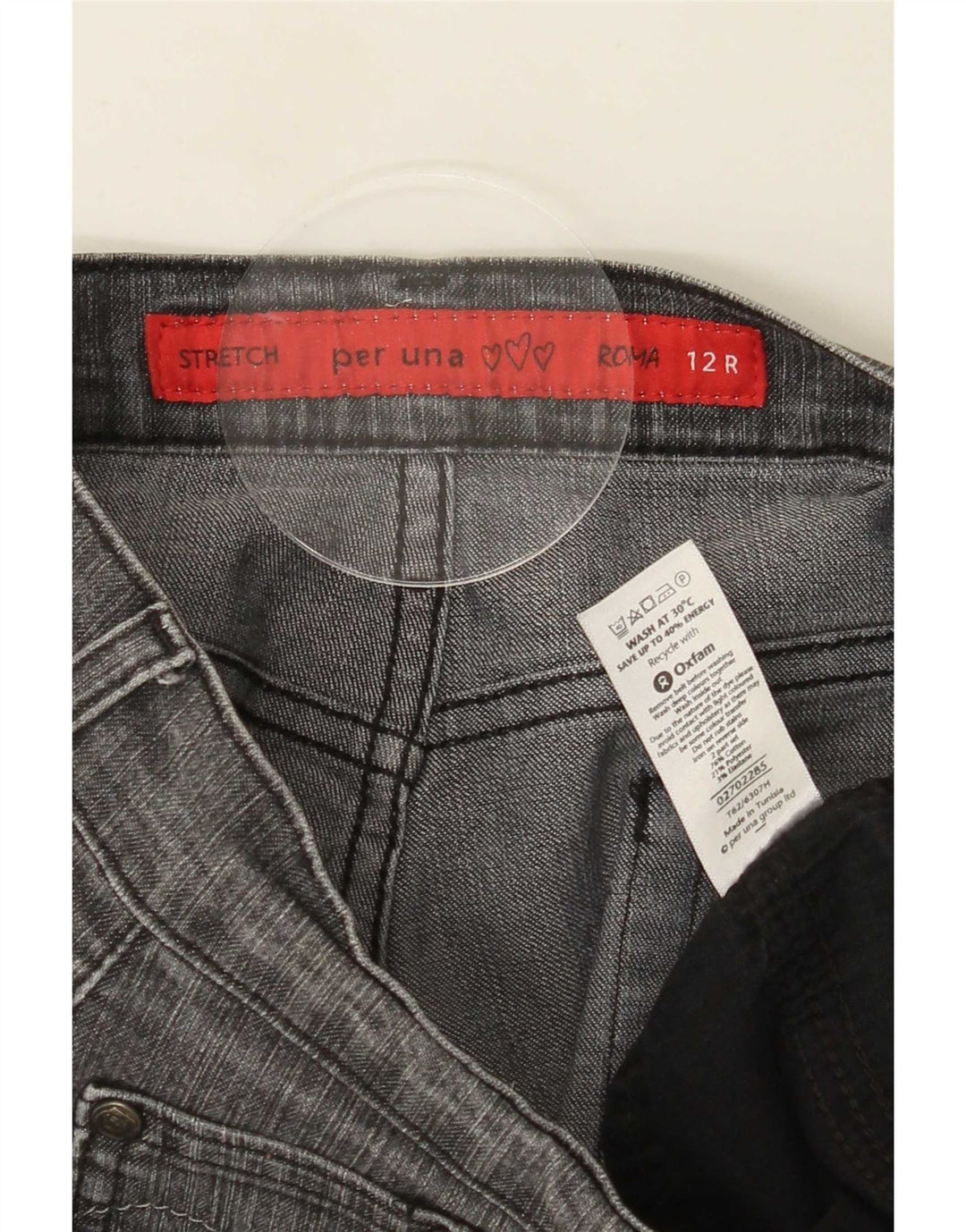 Γυναικεία Marks & Spencer Per Una Bootcut Jeans UK 12 Medium W30 L30 Grey