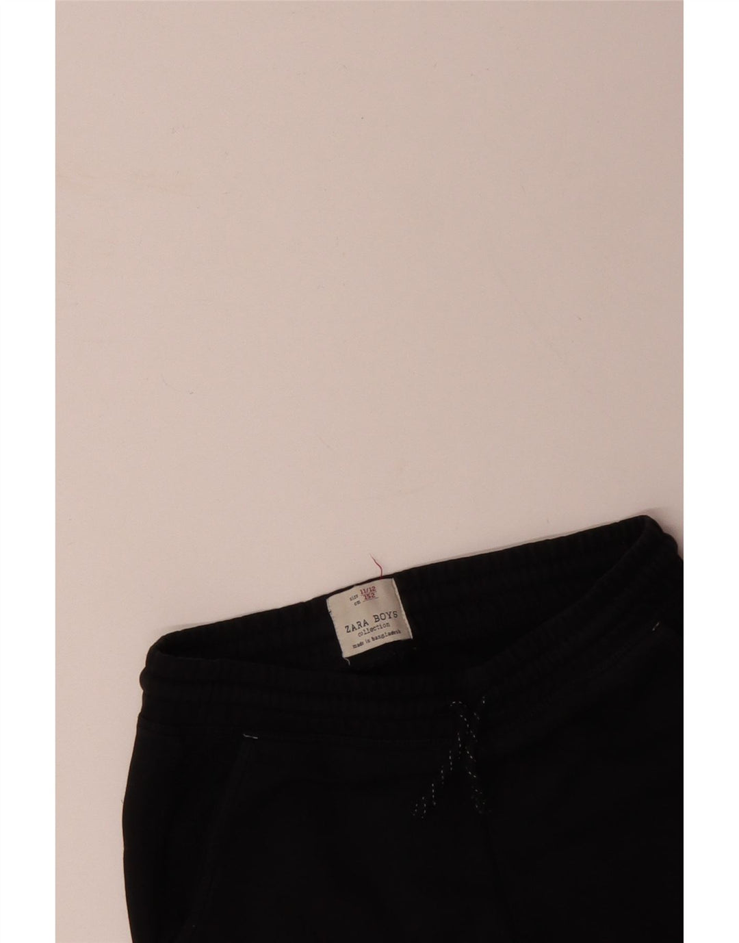 ZARA Boys Tracksuit Trousers Joggers 11-12 Years Μαύρο