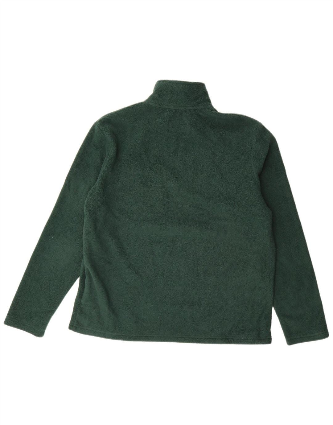 Marks & Spencer Ανδρικό φερμουάρ Fleece Jumper Μεγάλος Πράσινος Πολυεστέρας