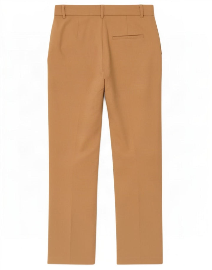 Zara Γυναικείο Παντελόνι με Καρφωτό Κοστούμι Medium W28 L31 Beige Polyester