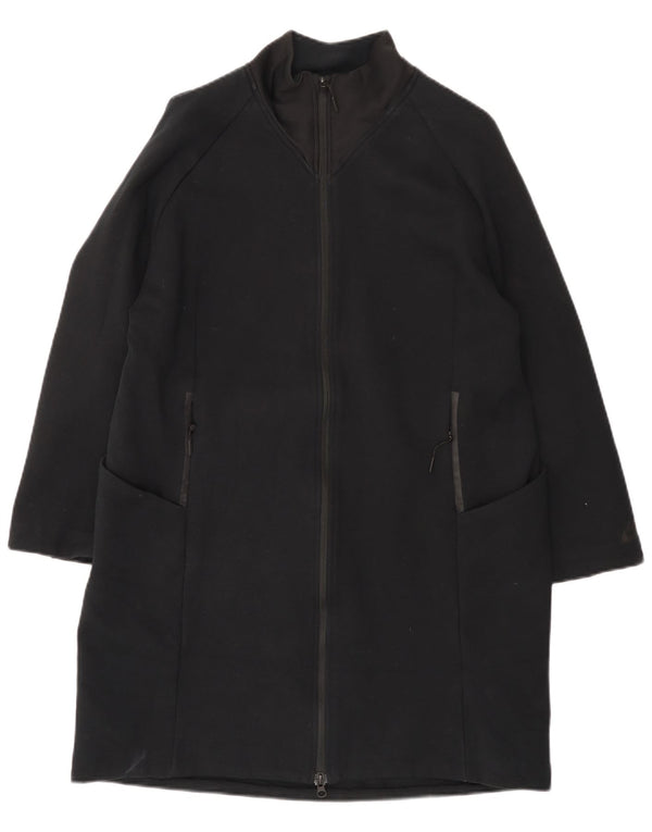 Γυναικείο παλτό Nike Windbreaker UK 16 Large μαύρο βαμβακερό