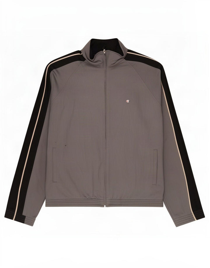 Ανδρική φόρμα Champion Top Jacket XL Grey Colourblock Polyester