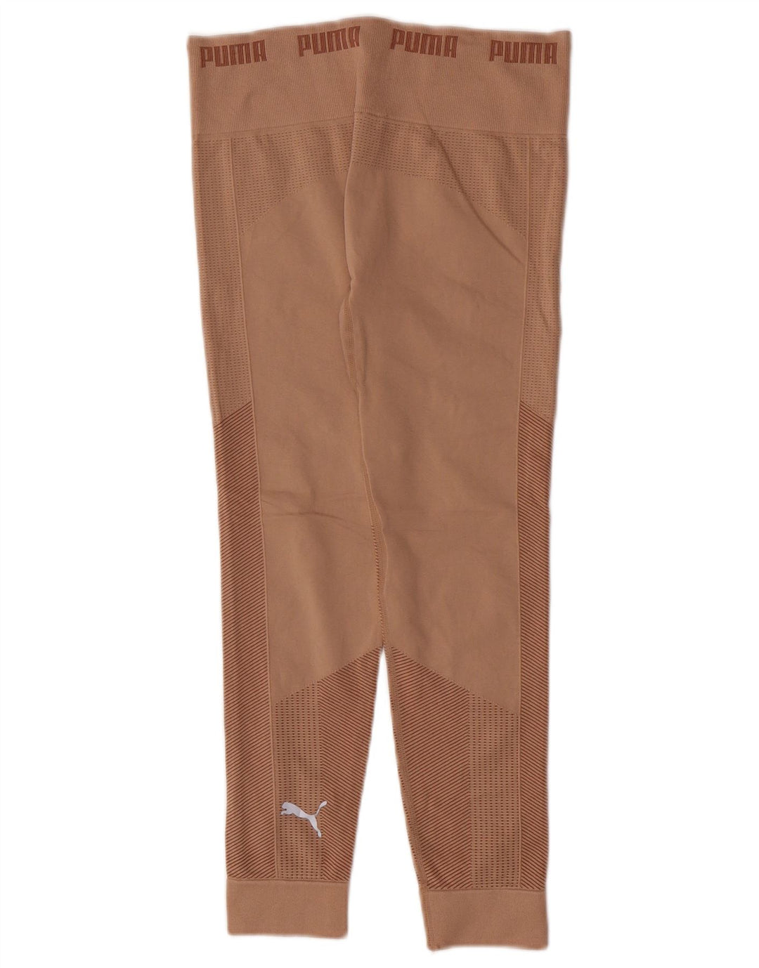 Γυναικεία γραφικά κολάν Puma Crop UK 12 Medium Beige Geometric Nylon