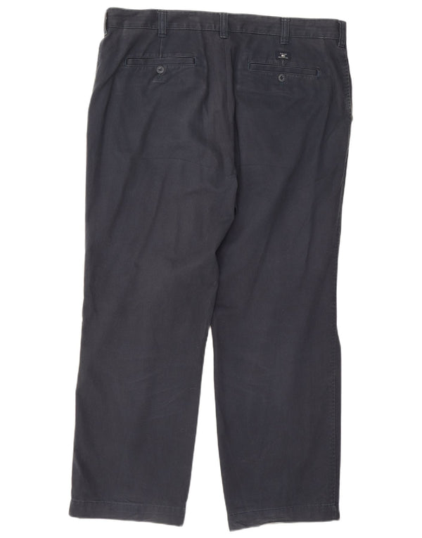 Marks & Spencer Mens Blue Harbour Straight Chino Παντελόνι W38 L29 Navy Blue