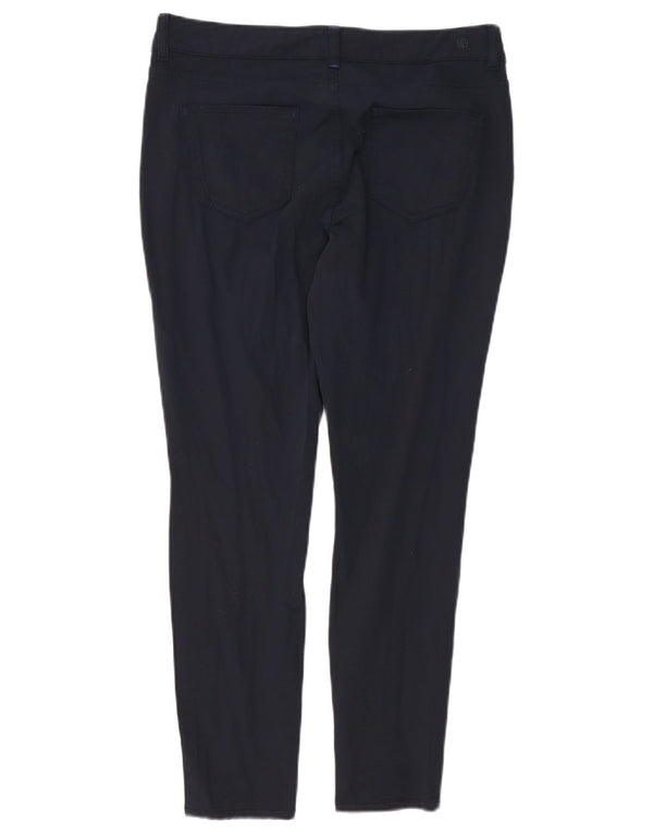 MASSIMO DUTTI Γυναικείο Crop Casual Παντελόνι EU 42 Large W32 L26 Navy Blue