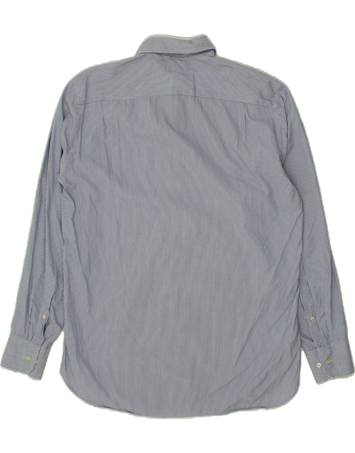 J. CREW Mens Shirt Size 14 1/2 Small Blue Pinstripe Vintage J. Crew and Second-Hand J. Crew from Messina Hembry 