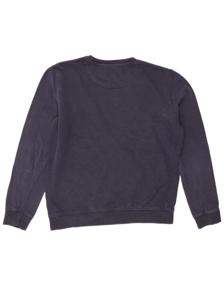 Lyle & Scott Ανδρικό γραφικό φούτερ Jumper Medium Navy Blue Colourblock