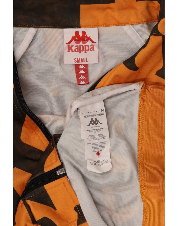 Ανδρική φόρμα γραφική Kappa Top Jacket Μικρό πορτοκαλί γεωμετρικό πολυεστέρα