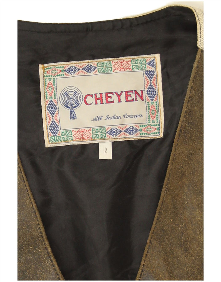 Vintage Ανδρικό Γραφικό Γιλέκο Μεγάλο Χακί