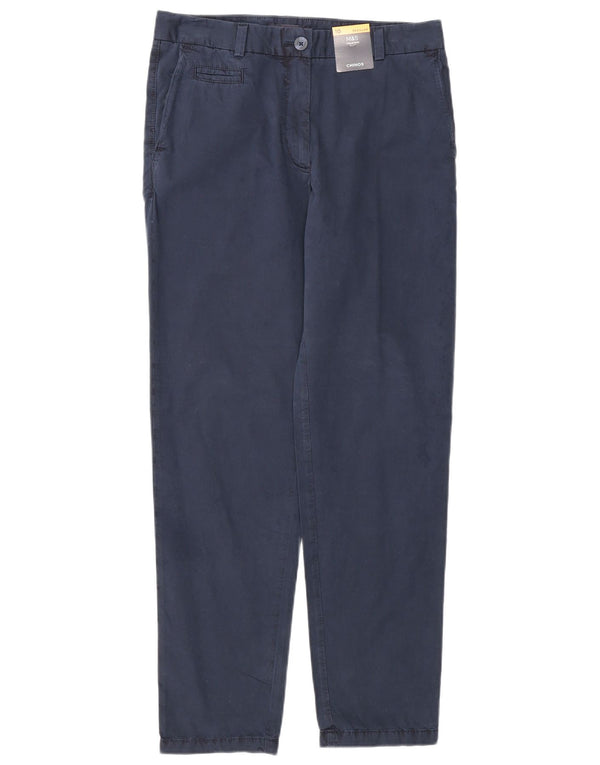 Marks & Spencer Γυναικείο παντελόνι Chino UK 10 Small W32 L29 Navy Blue