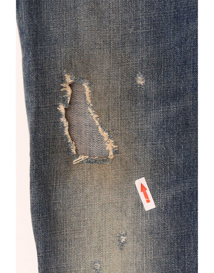 Dsquared Γυναικεία στραβά τζιν IT 44 Medium W30 L27 Μπλε βαμβακερό