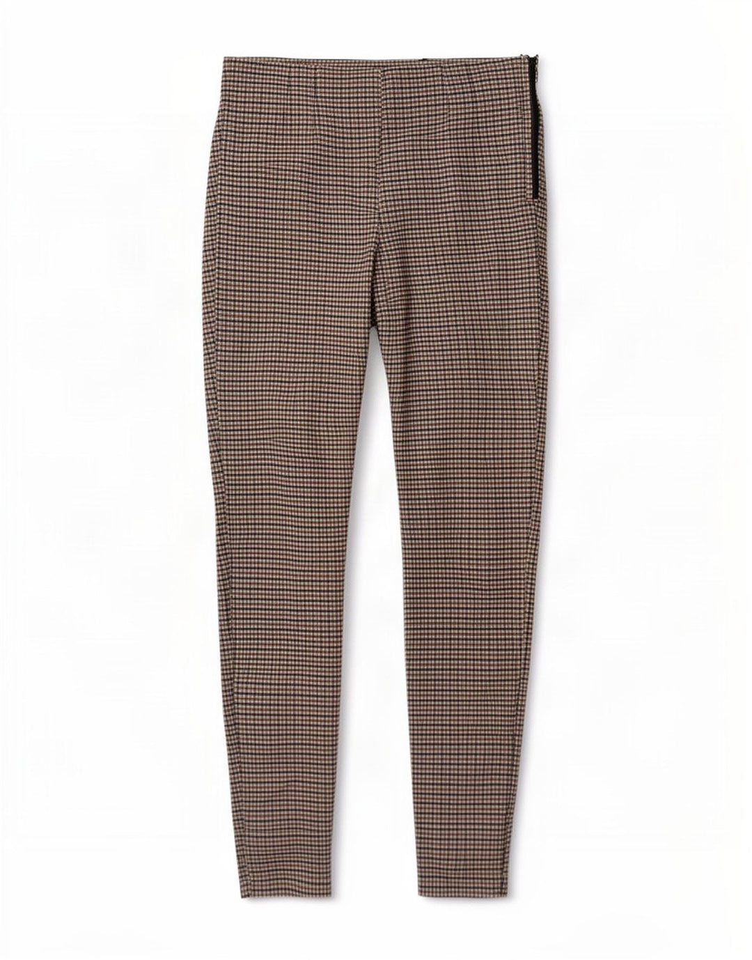 Zara Γυναικείο κολάν UK 12 Medium Brown Gingham