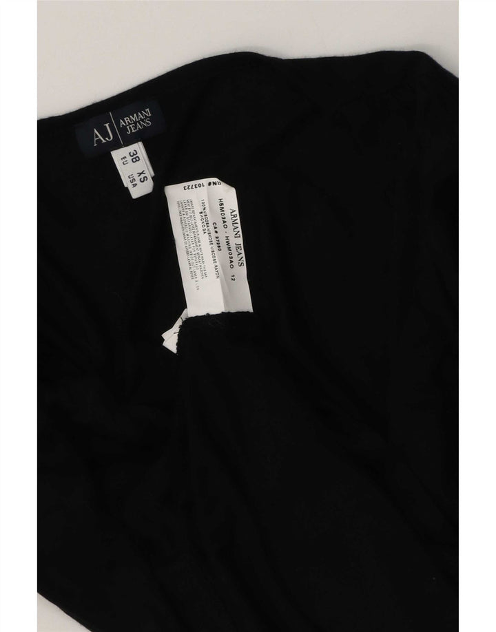 Armani Jeans Γυναικείο Τοπ 3/4 Μανίκι EU 38 Μεσαία Μαύρη Βισκόζη