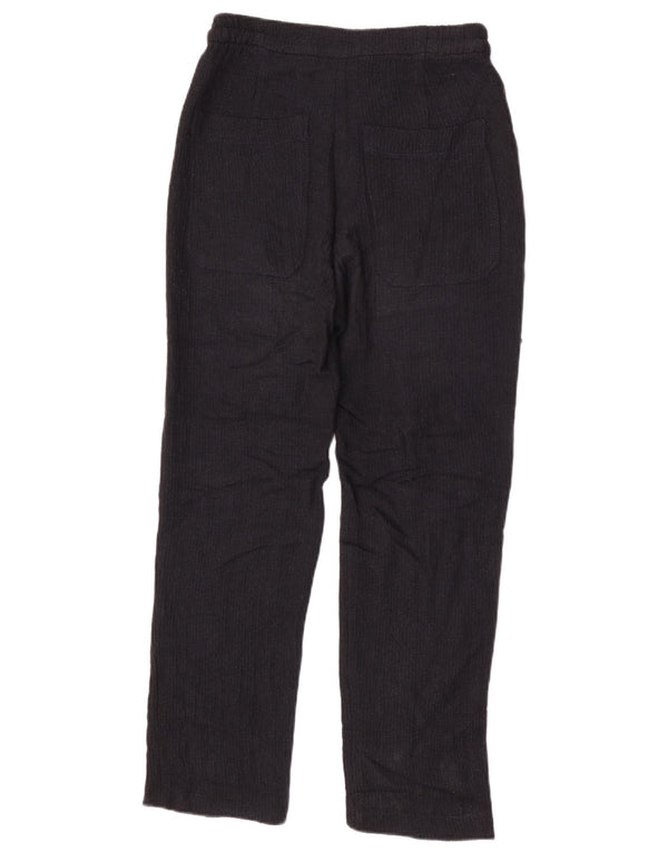Zara Γυναικείο ίσιο Casual Παντελόνι XS W24 L28 Μαύρο