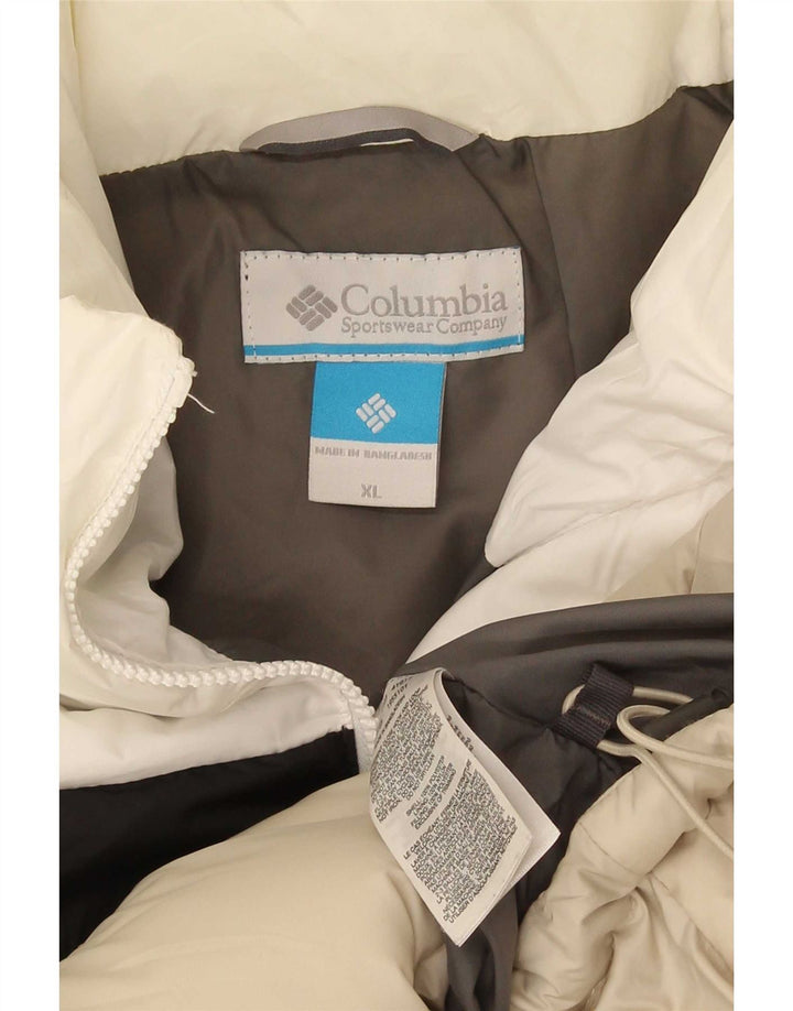 Columbia Ανδρικό μπουφάν με επένδυση UK 42 XL Beige Colourblock Πολυεστέρας