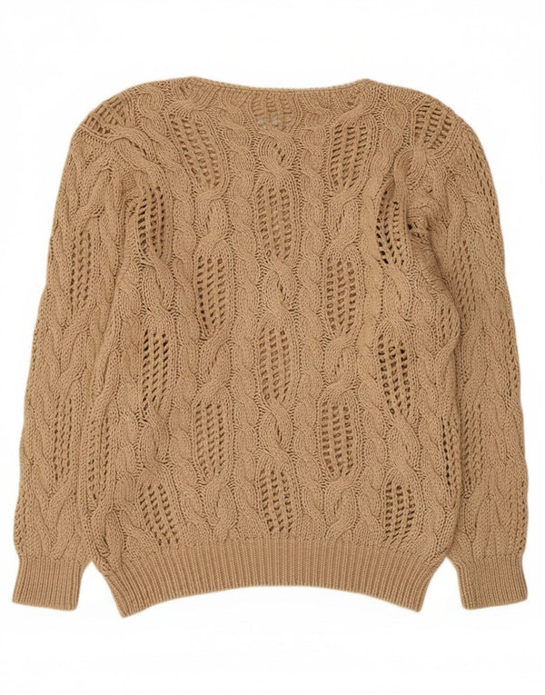 Γυναικείο πουλόβερ Madeleine See Through Boat Neck Jumper EU 40/42 Medium Beige