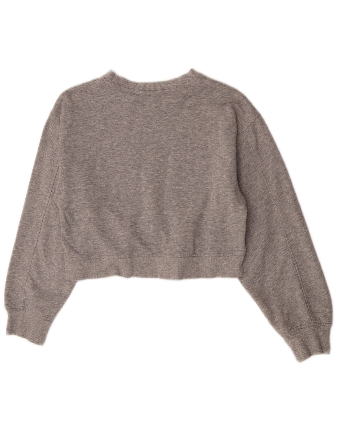 Zara Γυναικεία φούτερ Crop Jumper UK 12 Medium Grey