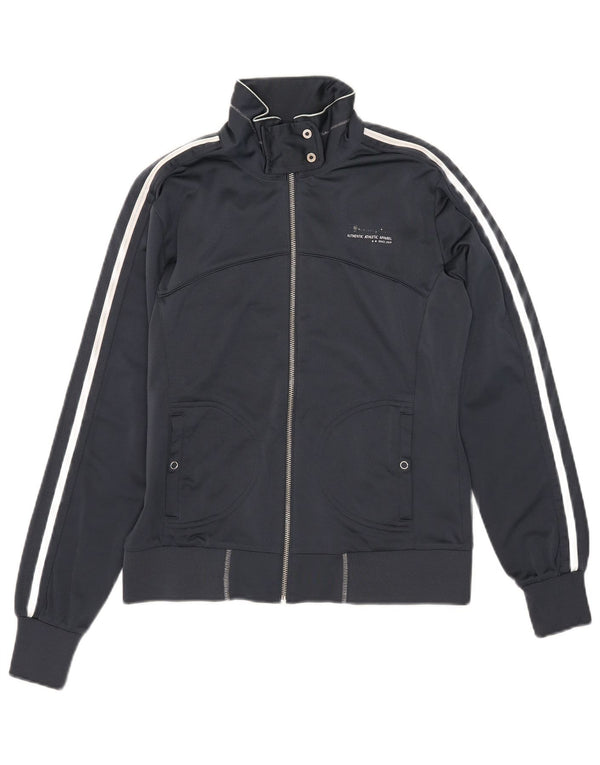 Champion Womens Heritage Fit Top Jacket UK 14 Medium Navy Blue