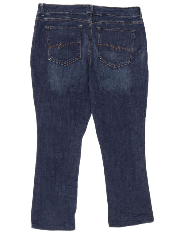 Lee Womens Modern Series Curvy Bootcut Jeans US 18 2XL W38 L27 Μπλε βαμβακερό