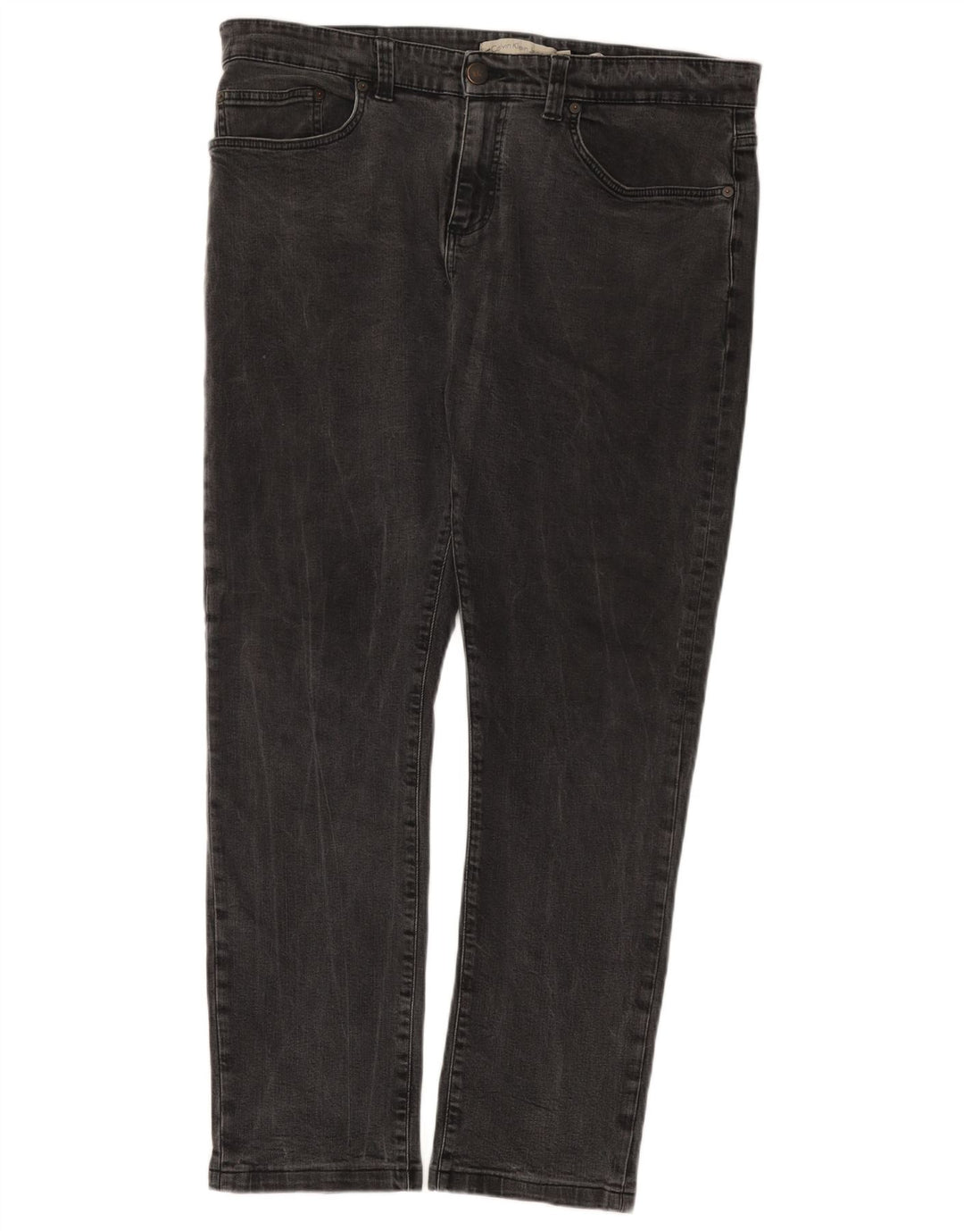 Ανδρικό τζιν ίσιο Calvin Klein W38 L29 Γκρι βαμβακερό