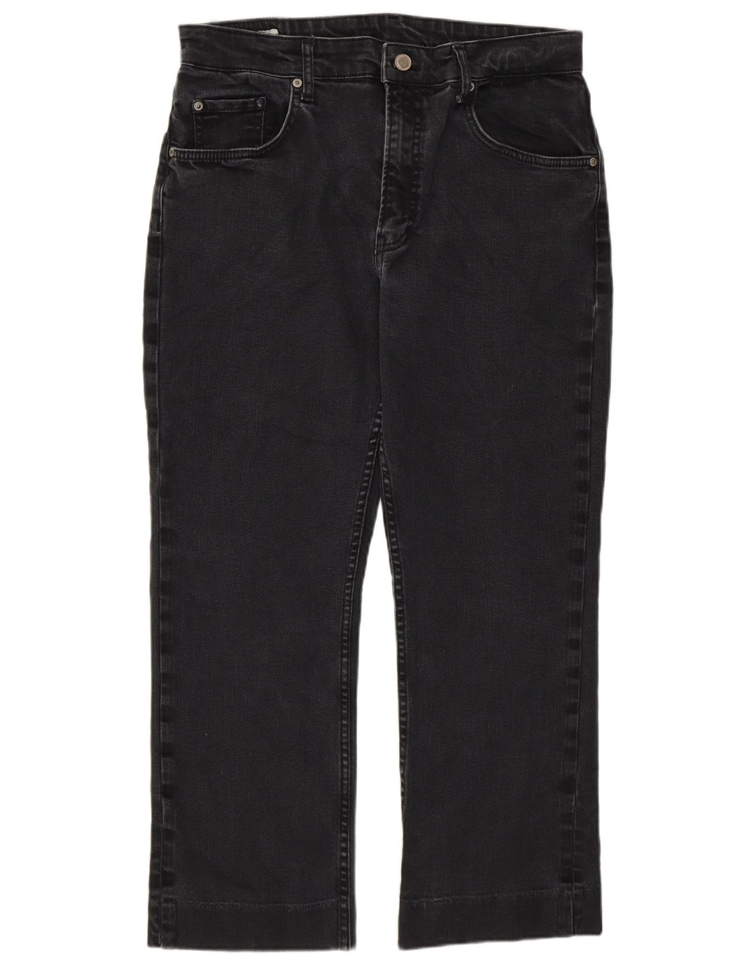 Zara Γυναικείο Cropped Jeans EU 44 XL W34 L25 Γκρι
