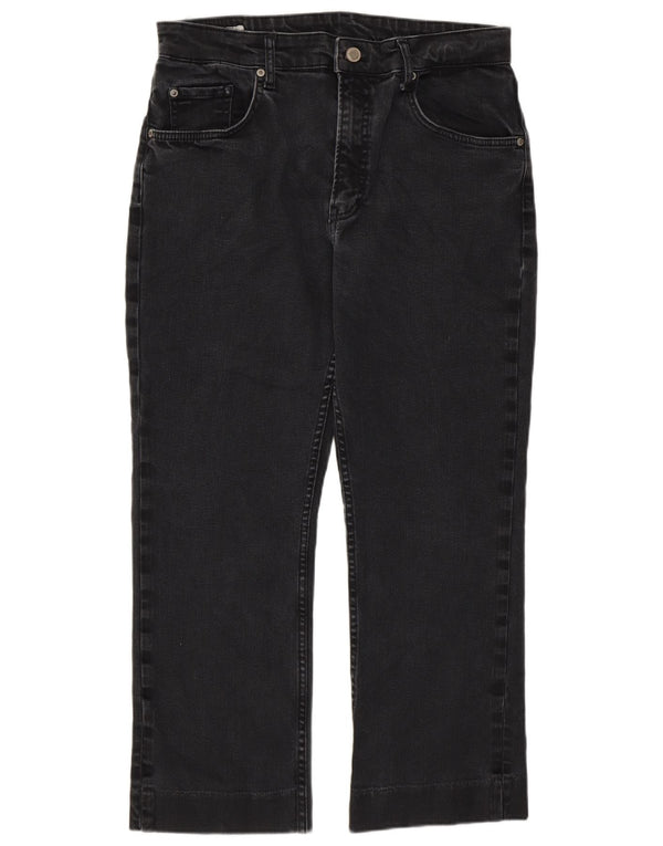 Zara Γυναικείο Cropped Jeans EU 44 XL W34 L25 Γκρι