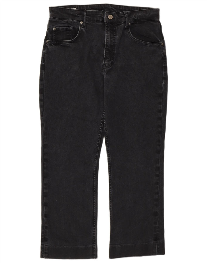 Zara Γυναικείο Cropped Jeans EU 44 XL W34 L25 Γκρι
