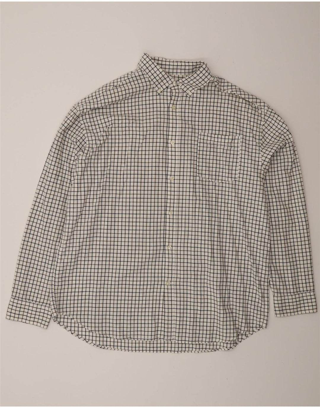 Ανδρικό πουκάμισο Jack & Jones 2XL Λευκό βαμβακερό Gingham
