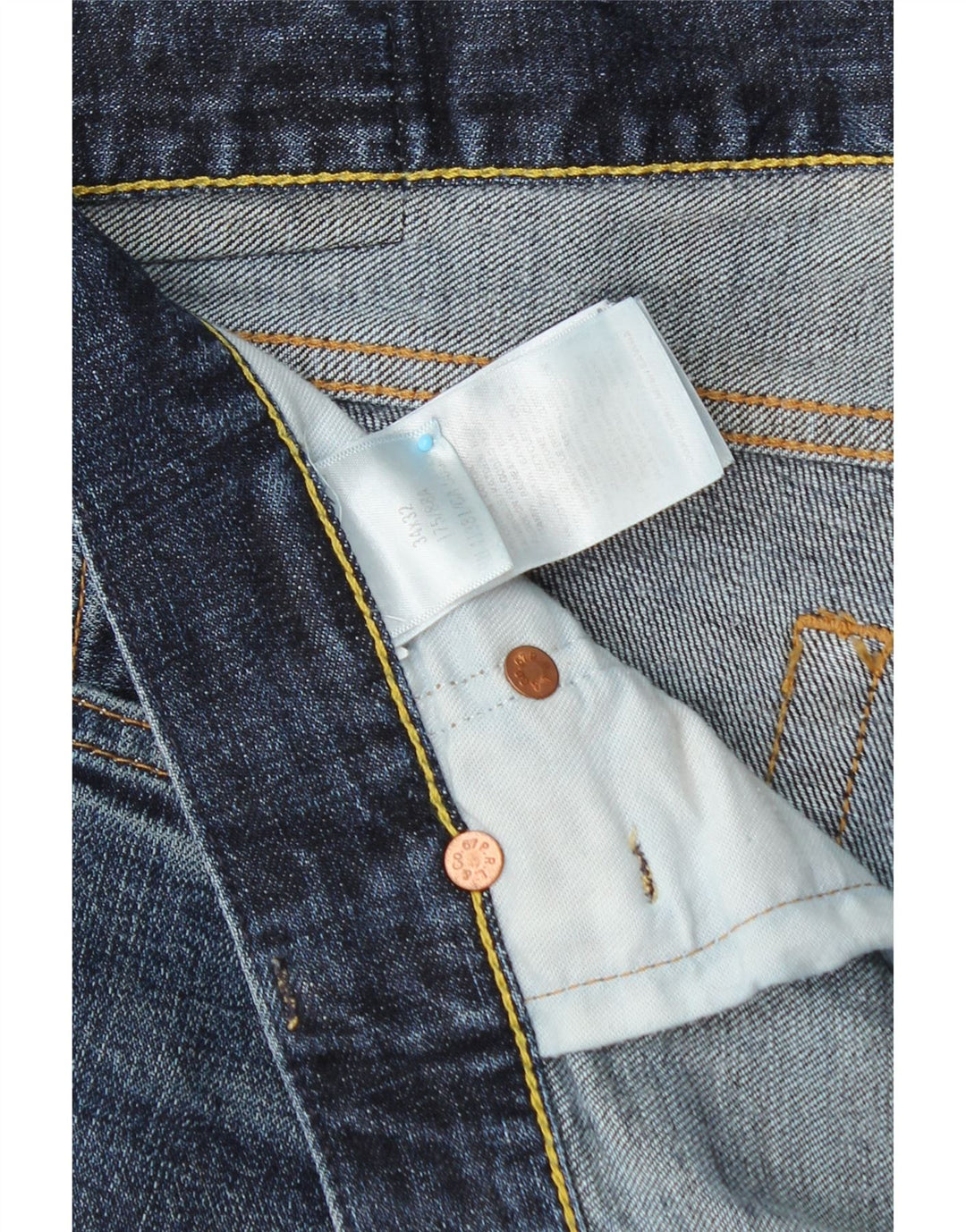 POLO RALPH LAUREN Ανδρικό Slim Jeans W34 L32 Μπλε βαμβακερό