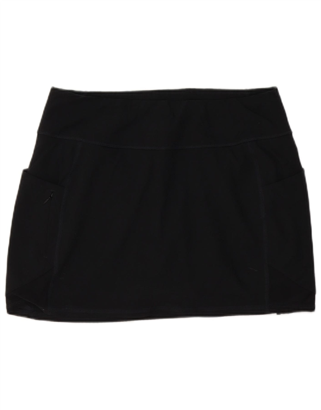 ATHLETA Womens Tennis Skirt UK 12 Medium  Black Polyester