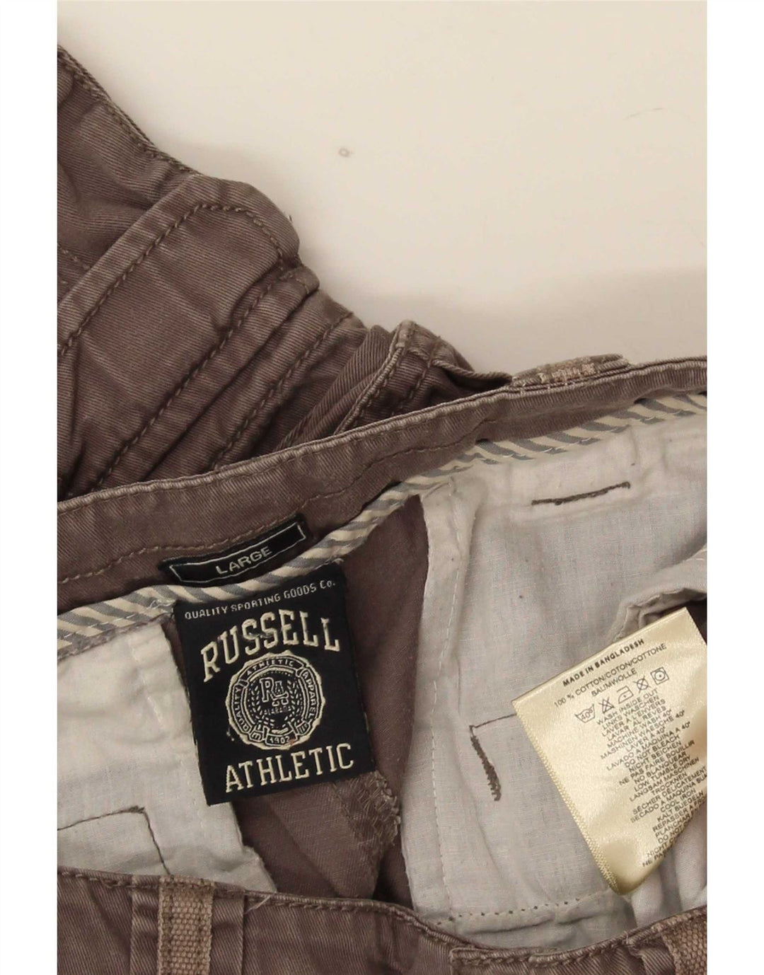 Russell Athletic Ανδρικό Σορτς Cargo μεγάλο W34 Γκρι βαμβακερό