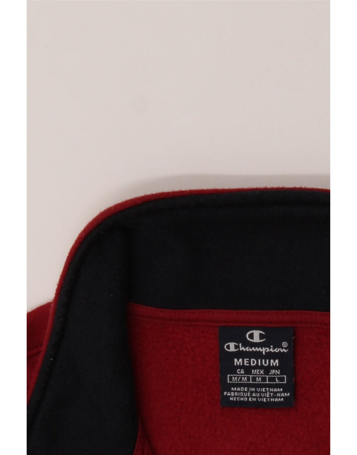 CHAMPION Mens Tracksuit Top Jacket Medium Burgundy Cotton Vintage Champion and Second-Hand Champion from Messina Hembry 