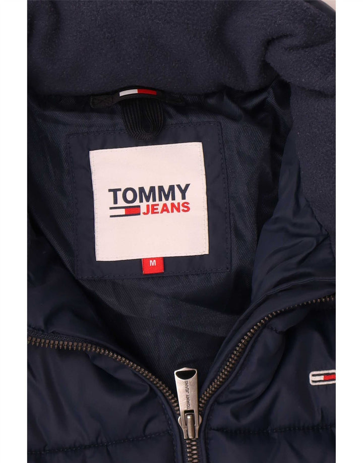 Tommy Hilfiger Γυναικείο μπουφάν UK 14 Medium Navy Blue Polyester