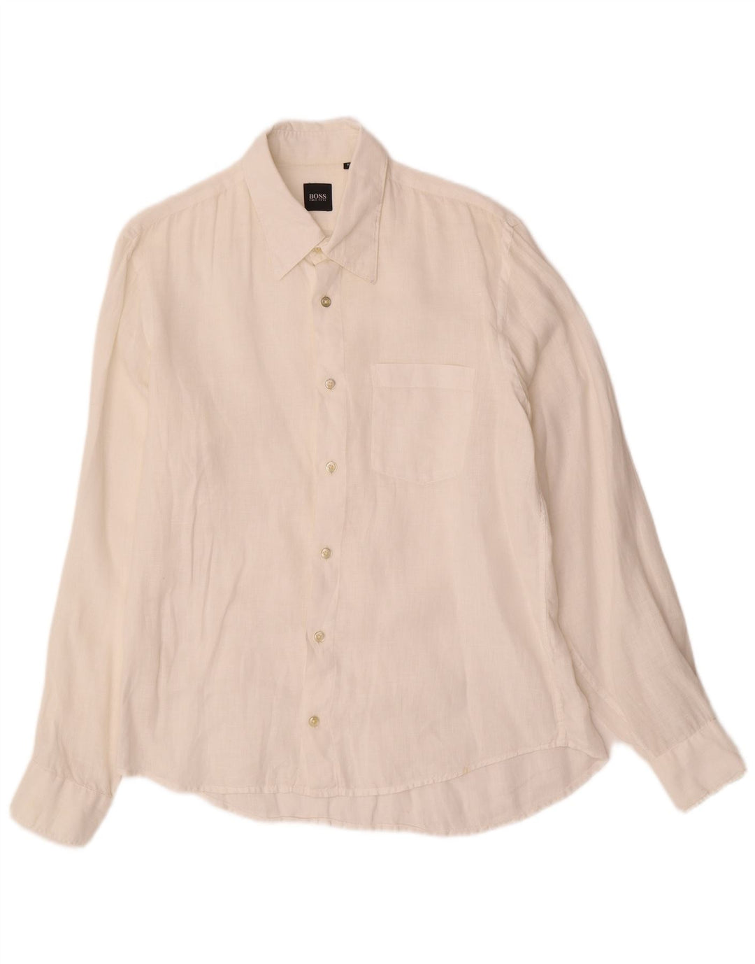 Ανδρικό πουκάμισο Hugo Boss, μεσαίο λευκό