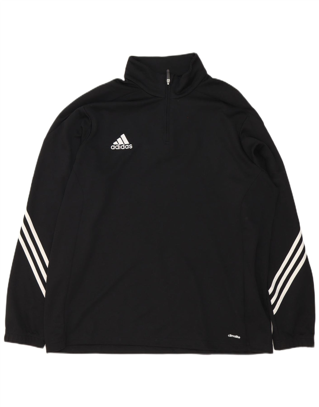 Adidas Ανδρική φόρμα πουλόβερ με φερμουάρ Climalite Top 2XL Μαύρο Πολυεστέρα