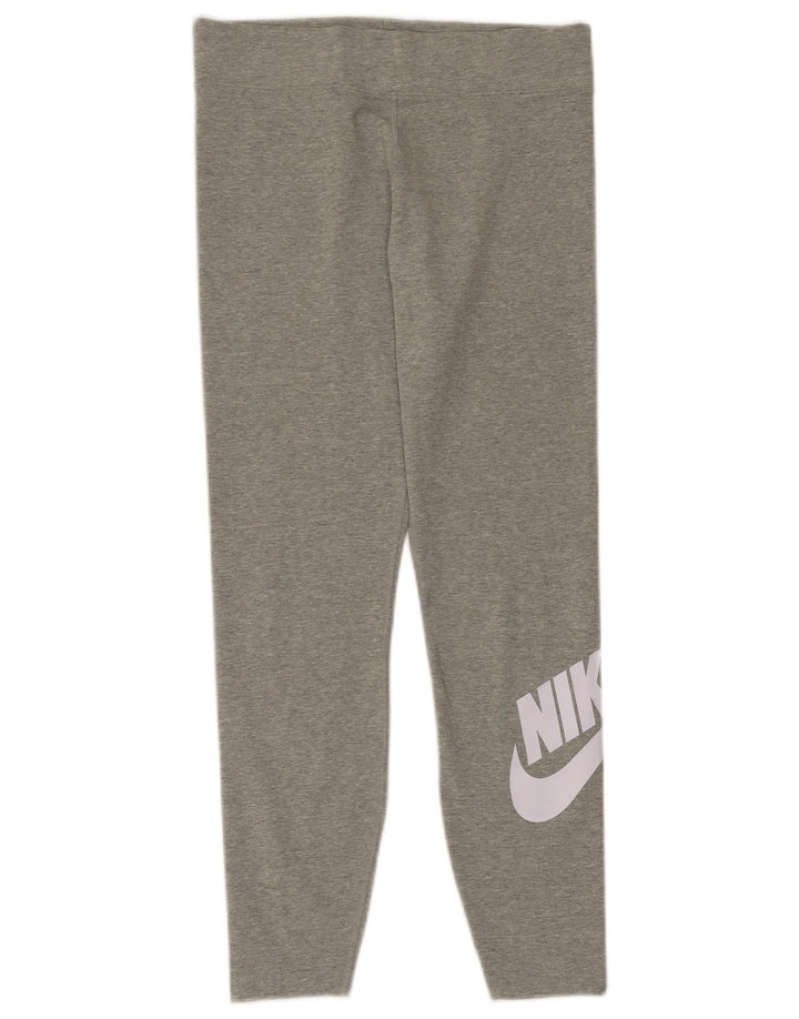 Γυναικεία γραφικά κολάν Nike UK 14 Large γκρι βαμβακερά