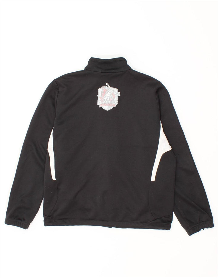 ADIDAS Boys Climacool Graphic Tracksuit Top Jacket 9-10 Years Black Vintage Adidas and Second-Hand Adidas from Messina Hembry 