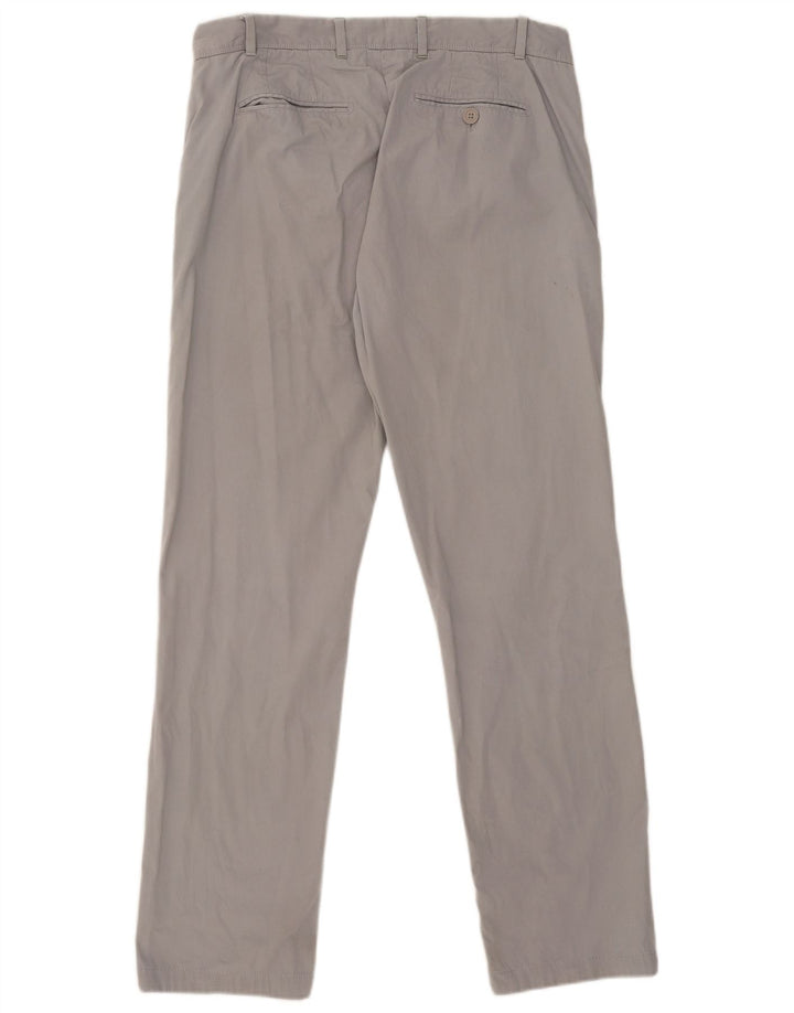 Ted Baker Ανδρικό ίσιο παντελόνι Chino W36 L31 Γκρι βαμβακερό