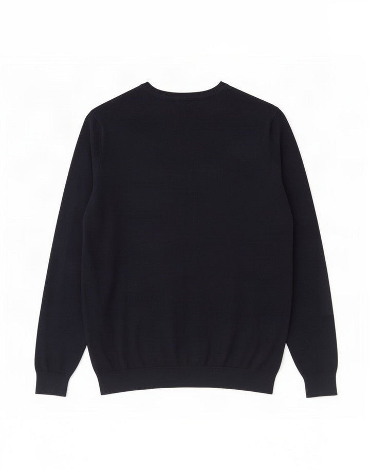 Ανδρικό πουλόβερ Zara Boat Neck Jumper Medium Navy Blue