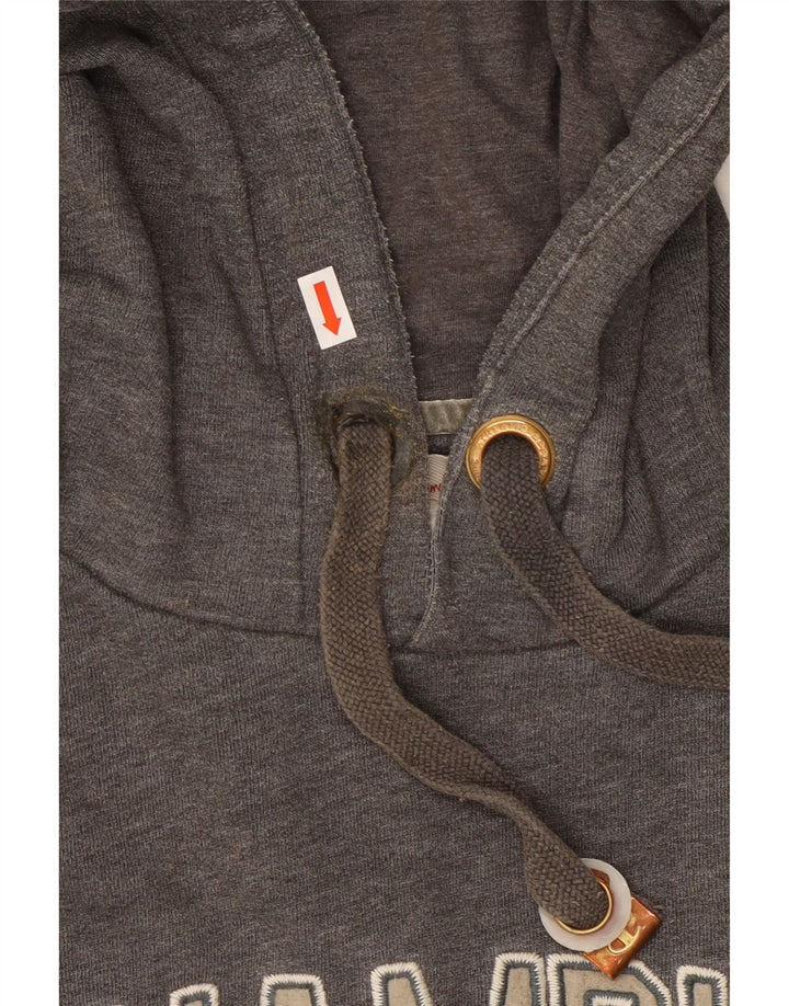 CHAMPION Γυναικεία γραφικά κουκούλα UK 16 Large Grey Cotton