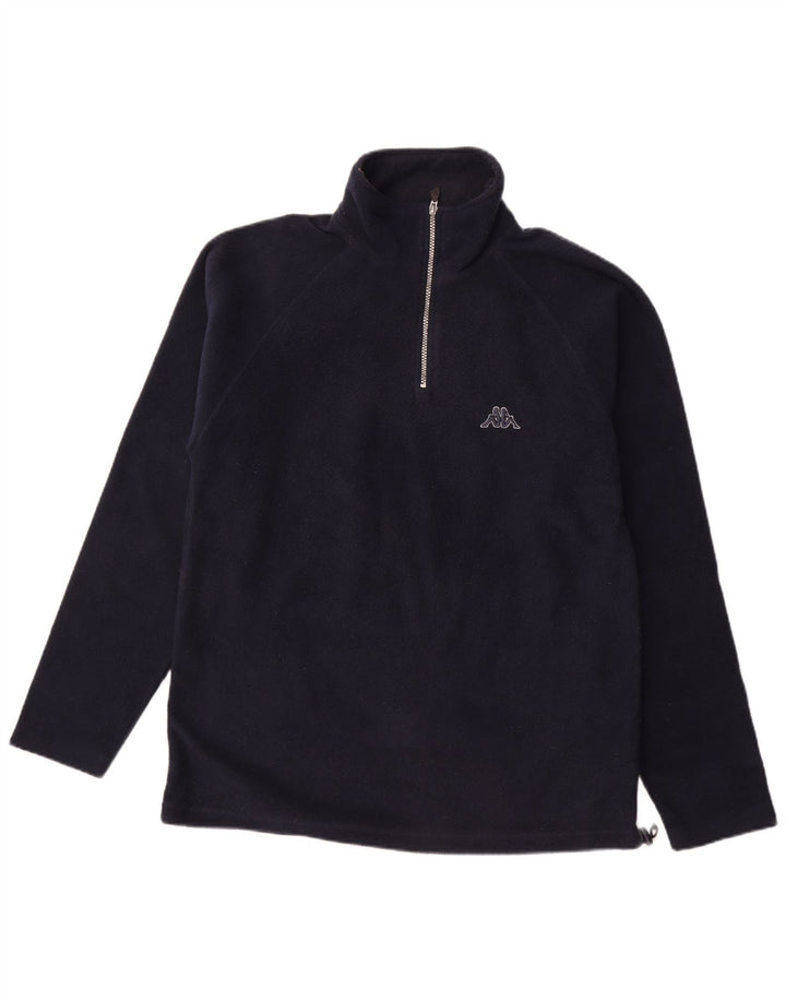 KAPPA Ανδρικό φερμουάρ με φερμουάρ Fleece Jumper Medium Navy Blue Polyester
